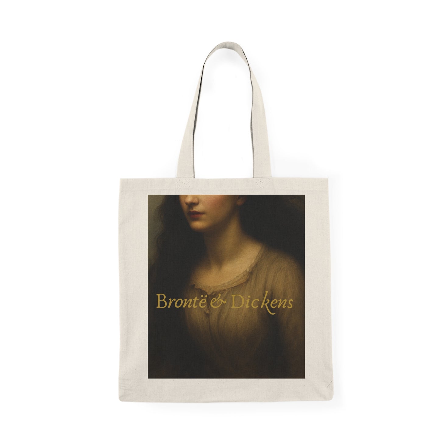 Brontë & Dickens Literary Canvas Tote Bag